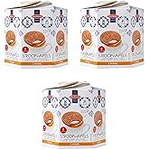 DAELMANS Stroopwafels, Dutch Waffles Soft Toasted, 3 Pack Assortment, Caramel, Kosher Dairy, Authentic Made In Holland, 8 Str