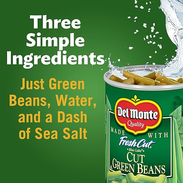 DEL MONTE CANNED FRESH CUT BLUE LAKE GREEN BEANS, 14.5-OUNCE 2000487