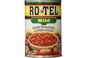 RO*TEL ROTEL Mild Diced Tomatoes and Green Chilies, Perfect for Taco & Dip Recipes, 10 oz. (Pack of 12)