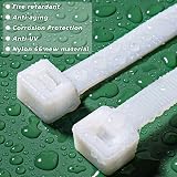 ABSupus 100Pcs Heavy Duty Cable Ties 600mm UV Resistant Nylon 66 view 5