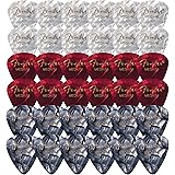 Fender Premium Celluloid 351 Shape Picks, Medium, Red-White-Black Moto - 36 Pack