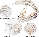 Augshy Macrame Plant Hanger 2 Pack 35" White Indoor Decorative Holder view 4