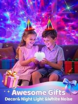 PIKOY Galaxy Projector 360° Lights 7 in 1 White Noise Bluetooth Speaker view 5