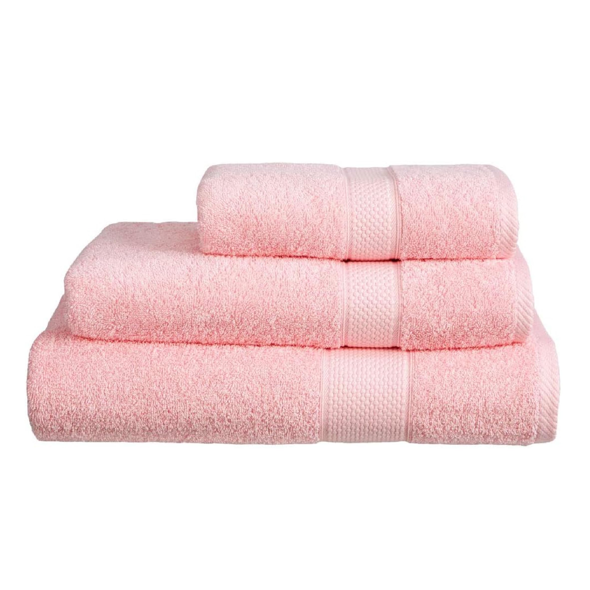 Linens Limited - Hand Towel for Bathroom and for Kitchen, Great as Face Towel, Guest Towel, and More, Turkish Cotton, Soft and Luxurious, Super Absorbent, Machine Washable (Pink)