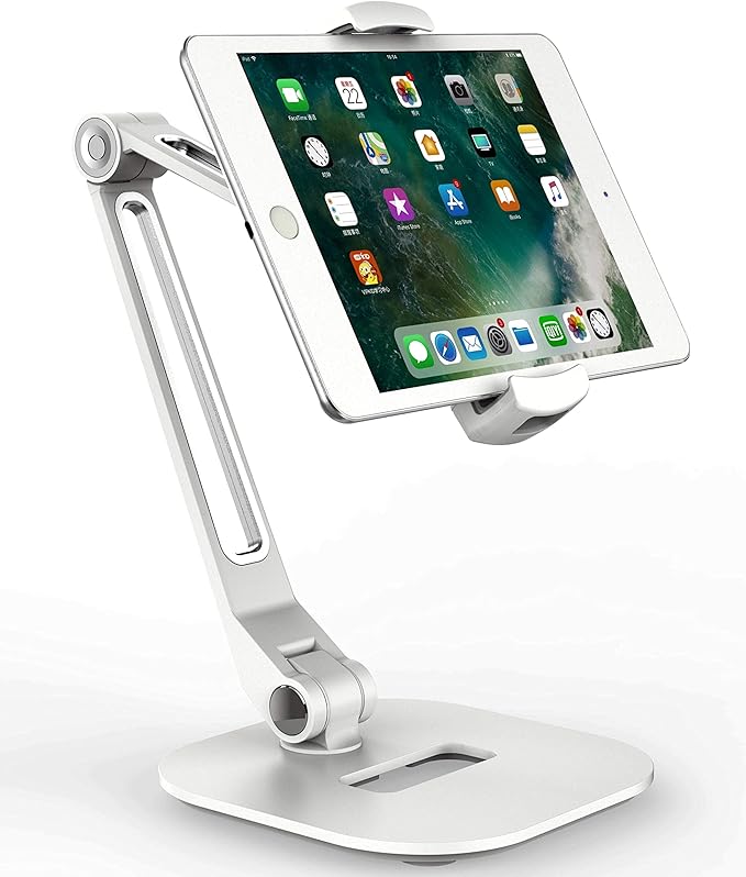 Smartphone Tablet Holder White Desktop Stand Amazon.co.uk Electronics