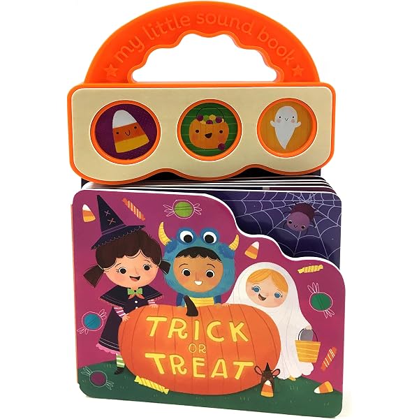 Amazon.com: Trick Or Treat 3-Button Sound Halloween Board Book for