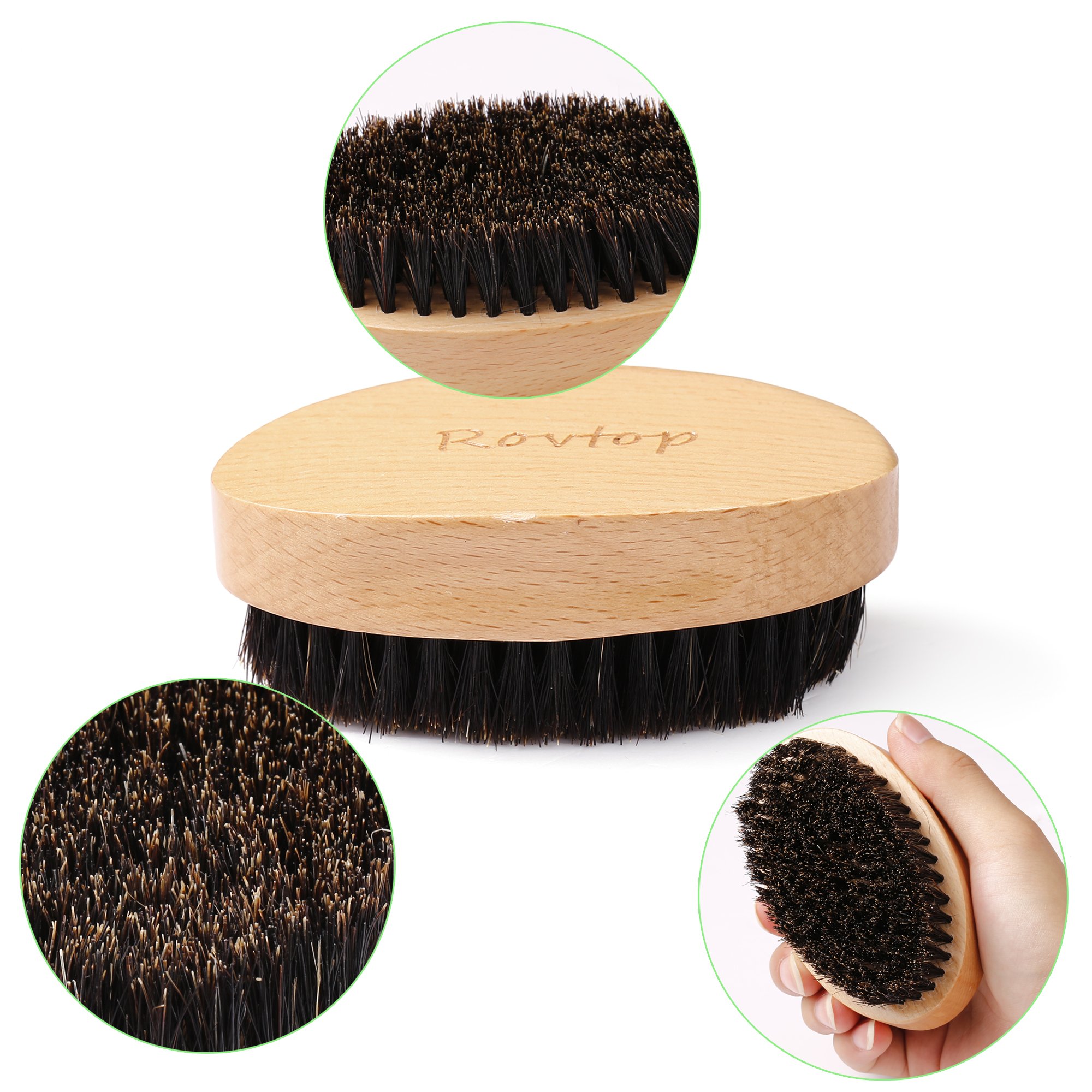 Yivans KM590A professionelle Haarschneider (ein enthält Bartbürste mit Wildschweinborsten)