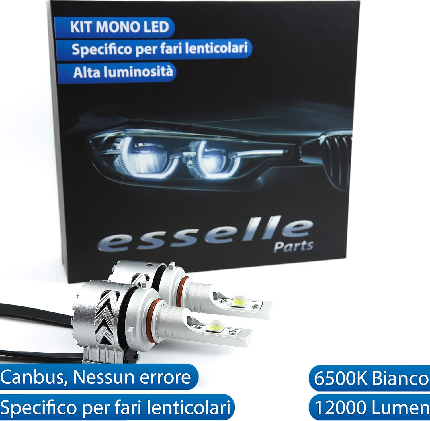 KIT MONO LED MONOLED HIR2 HIR 2 CANBUS 12000 LUMEN LED OPEL ZAFIRA TOURER