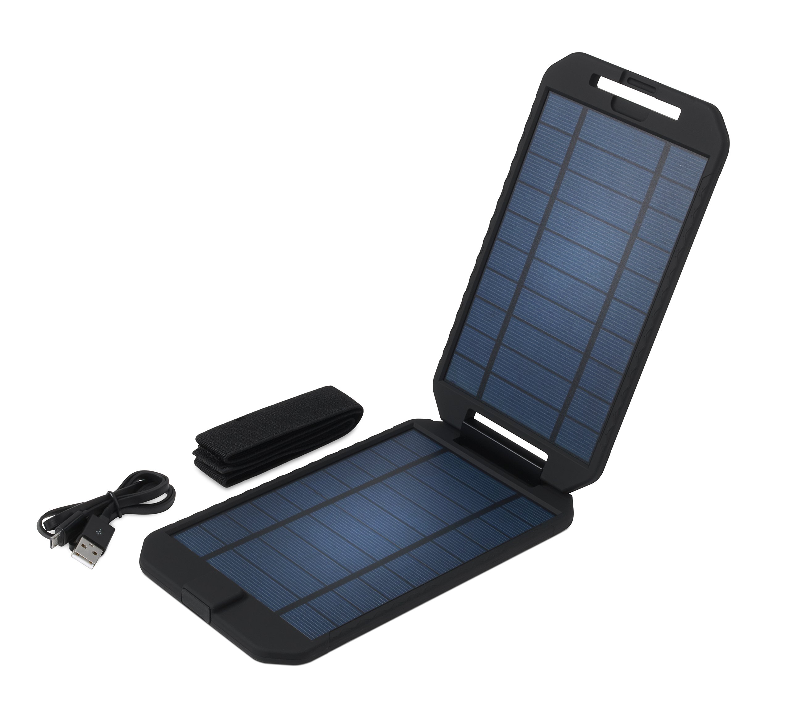 Powertraveller Extreme Solar: Portable Outdoor Solar Charger – 5-Watt clamshell solar panel, 5V USB output