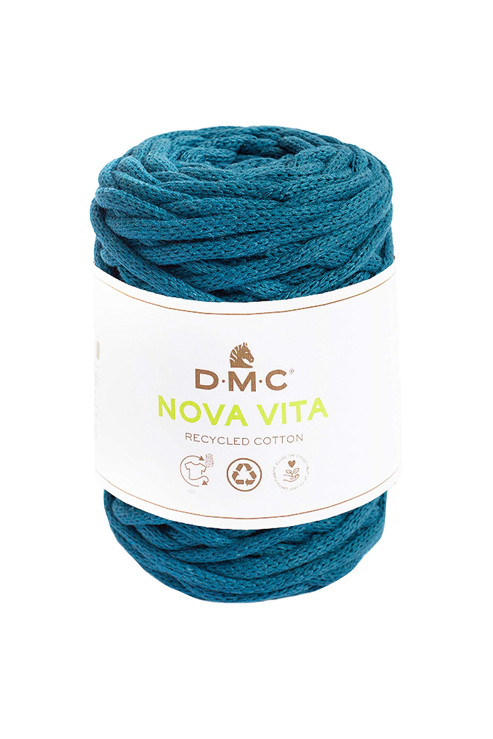 DMC Eco Vita 12, Crochet Knitting Macrame Yarn, Midnight Blue (73), 250g — image 1