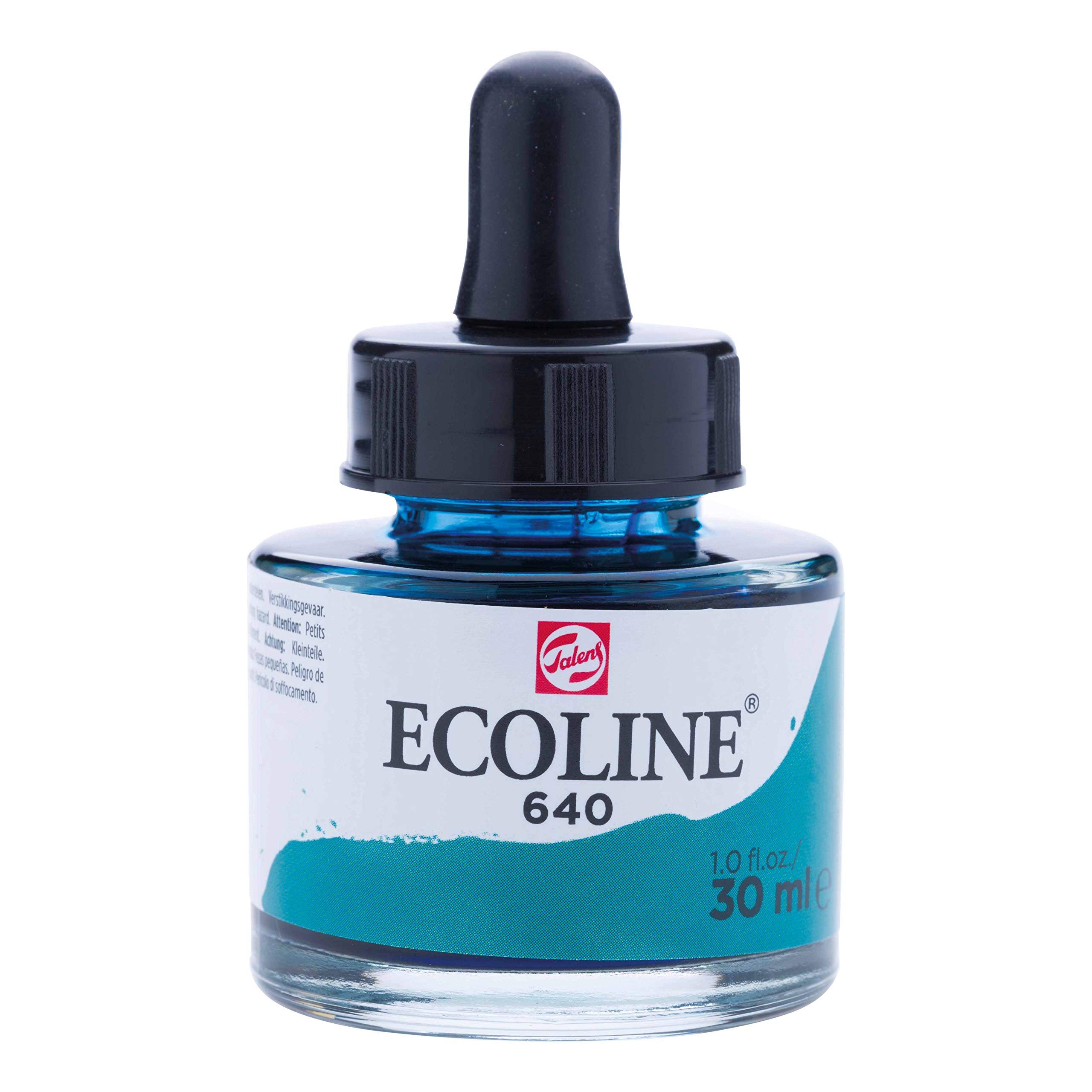 ECOLINE - PAINTING & DRAWING LIQUID WATERCOLOUR INK - BLUISH GREEN 30ml