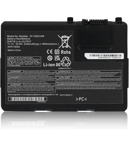 Amazon.com: Panasonic Accessories CF-VZSU1AW Standard Lightweight