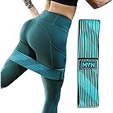 MVN Hip Resistance Band - Exercise Hip Bands for Legs and Butt Workouts, Non Slip Design