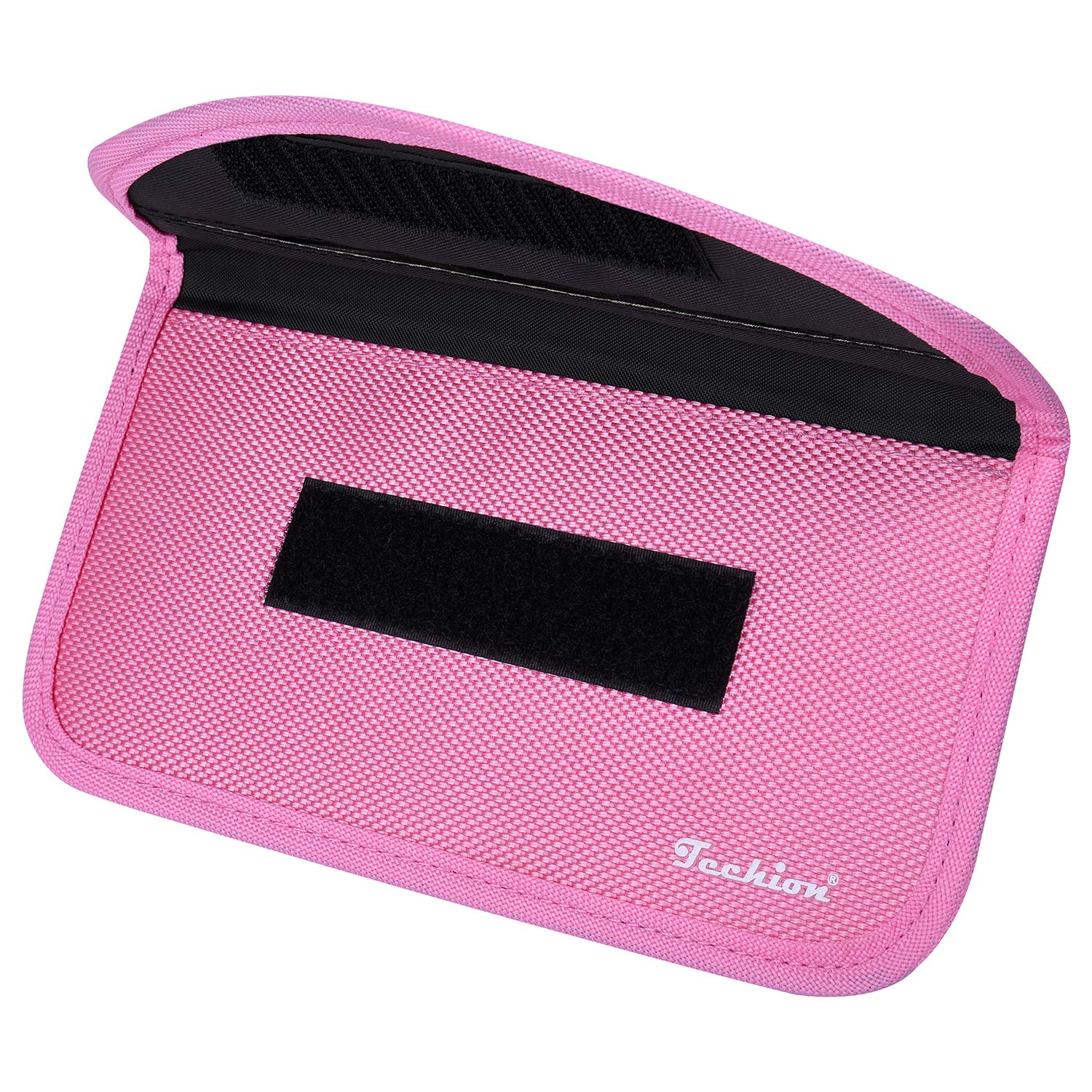 Signal Blocking Bag, RFID Faraday Bag Shield Pouch Wallet Case for Cell Phone and Car Key FOB, Privacy Protection, Anti-Hacking - Pink