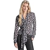 Michael Kors Womens Pleat Bow Blouse