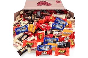 BUHA SWEETS Chocolate Candy Variety Pack, 5lb Pack of Bulk Chocolate Candy Individually Wrapped, Great Chocolate Mix for Holiday Celebrations, Perfect Assorted Chocolate Candy Variety Pack for Parties and Gifts