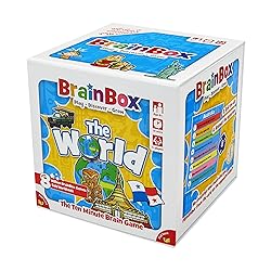 BrainBox The World Card Game - Memory & Observation