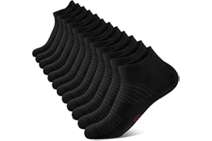 PAPLUS Compression Running Ankle Socks Low Cut(6 Pairs) for Men & Women
