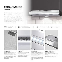 COSMO COS-5MU30 30 in. Delta Collection Ducted