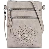 APHISON Crossbody purse for Women, Vegan Leather Sunflower Crossbody Phone Handbags with Adjustable Strap