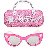 Barbie Girl's Cat Eye Sunglasses and Handled Hard Case Set