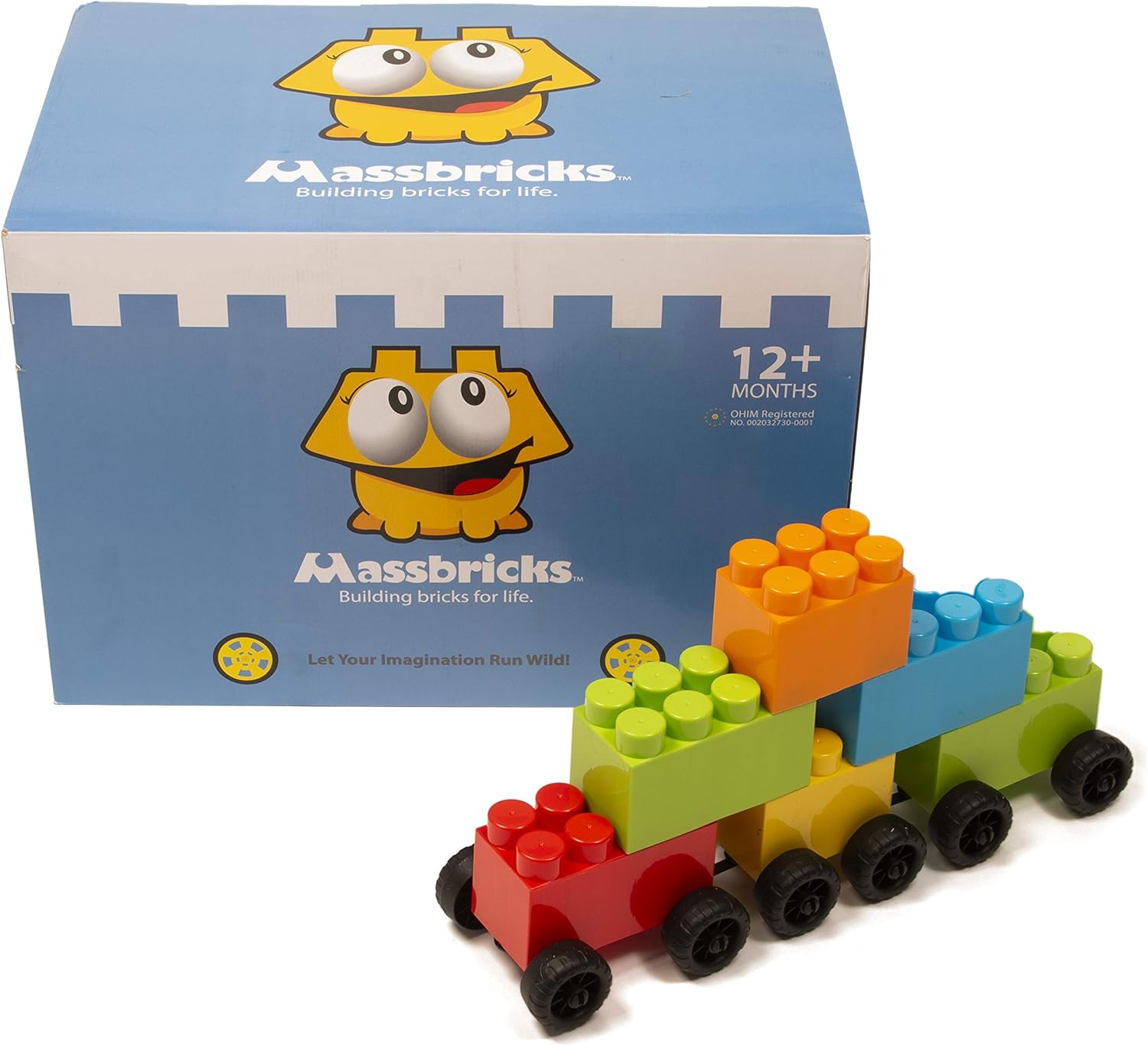 large plastic building bricks