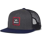 RVCA Men's VA All The Way Trucker Hat | A classic 5-panel trucker silhouette with modern surf, skate, and streetwear style
