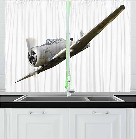 Amazon Com Ambesonne Vintage Airplane Kitchen Curtains Historical Vintage Twenties Aircraft Flying Fighter Propeller Wing Tech Window Drapes 2 Panel Set For Kitchen Cafe Decor 55 X 39 Grey White Home Kitchen Amazon Com Ambesonne Vintage Airplane Kitchen Curtains Historical Vintage Twenties Aircraft Flying Fighter Propeller Wing Tech Window Drapes 2 Panel Set For Kitchen Cafe Decor 55 X 39 Grey White Home Kitchen