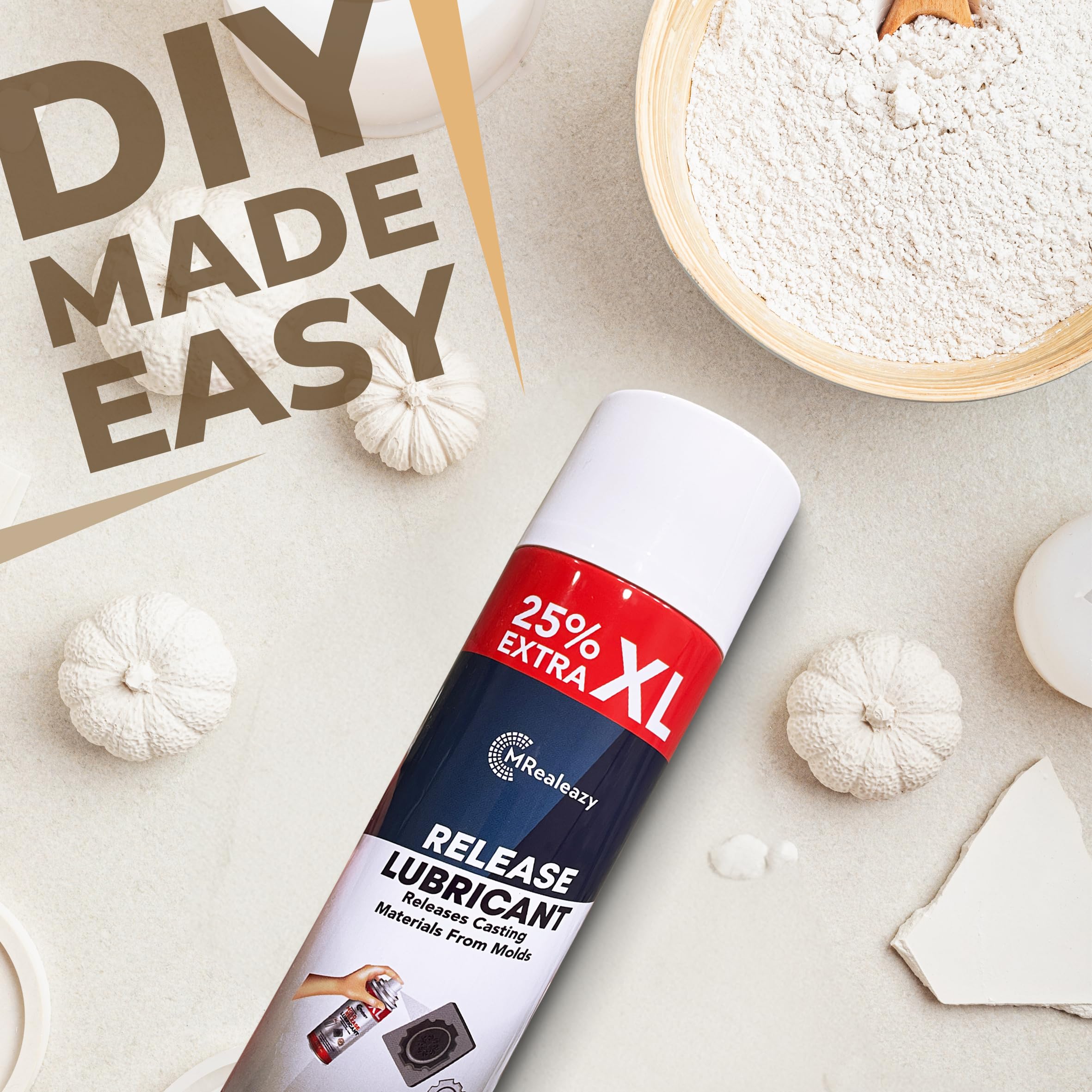 Silicone Mold Release Spray (Silicone-Based) (16.9 floz/500ml) - Resin & Epoxy Release Agent for Smooth Mold Removal with Ease, Universal Use on Almost All Molds