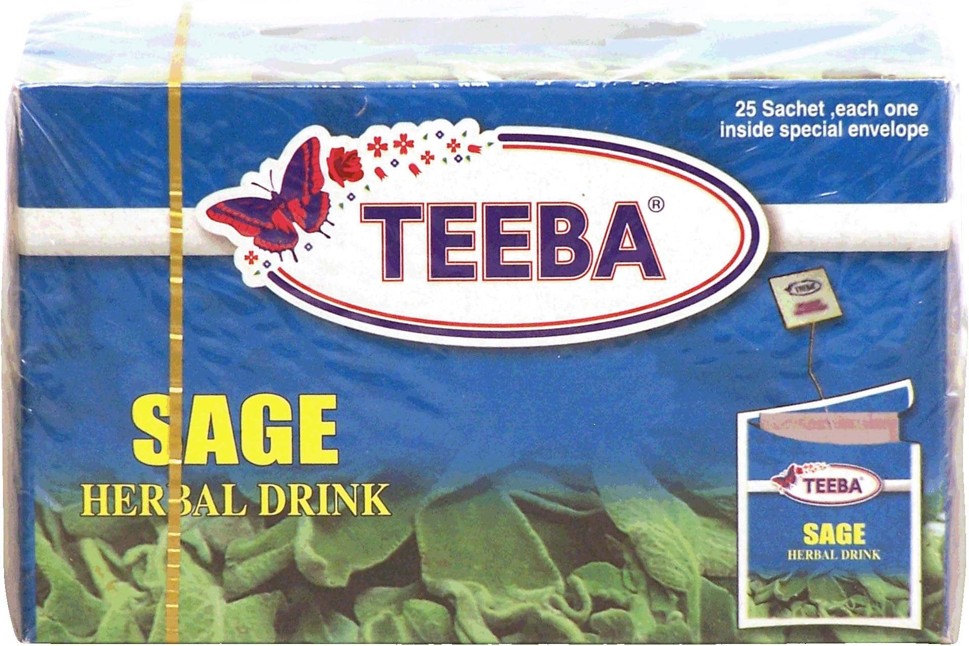 Teeba sage herbal drink, 25-sachet box