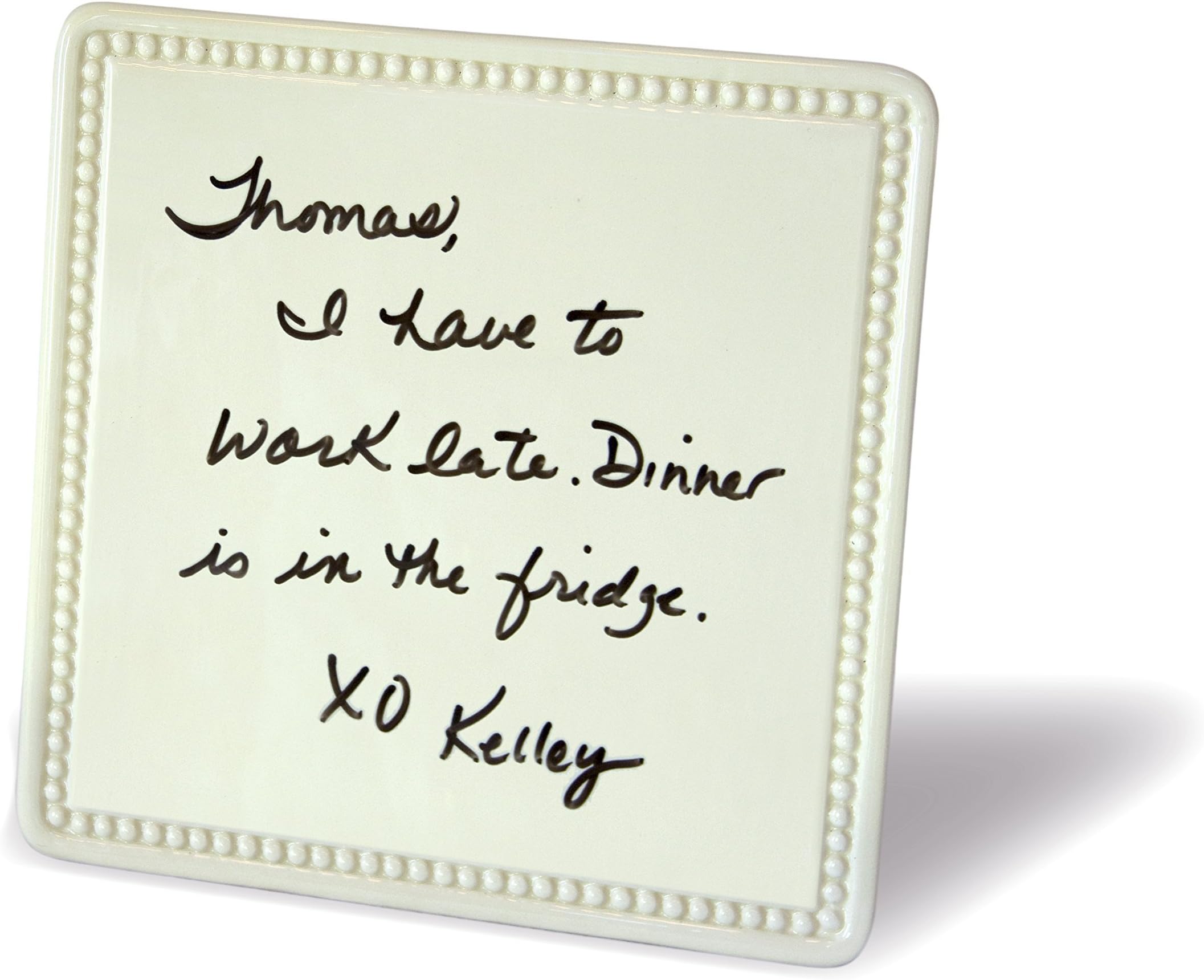 Place Tile Designs Dry-erase Ceramic Beaded MessageTile Message Board