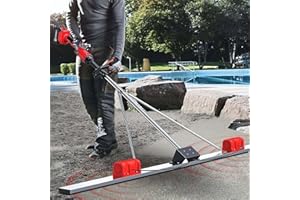 CUTANGELAR Heavy-Duty Electric Concrete Vibrator, Features Robust Triangular Structure and Adjustable 3000-6000RPM. Ideal for