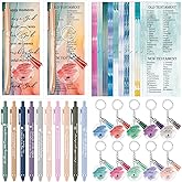Spakon 20 Sets Valentines Christian Gift for Women Bible Verse Pens Keychains Bookmarks Religious Holiday Gifts Bulk for Friends Teachers Church Groups Sunday School Stocking Stuffers(Ballpoint Pen)