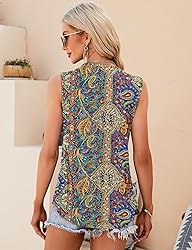 KTILG Womens Tops Dressy Casual Sleeveless Tank Top
