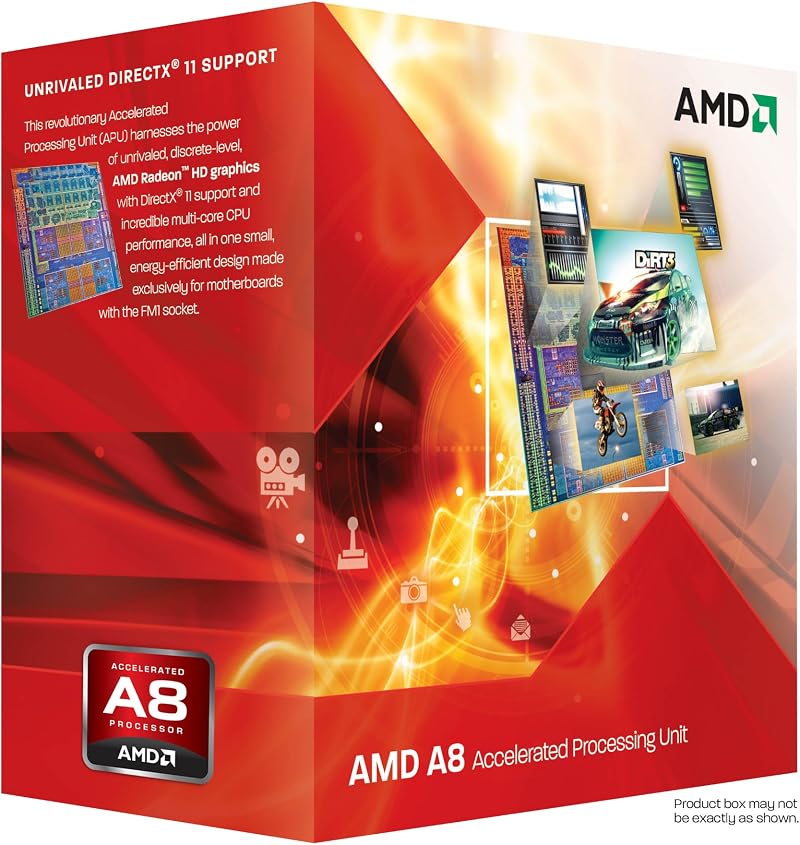 AMD A8-3850 Quad-Core APU Processor 2.9GHz Socket FM1 Radeon HD 6550D