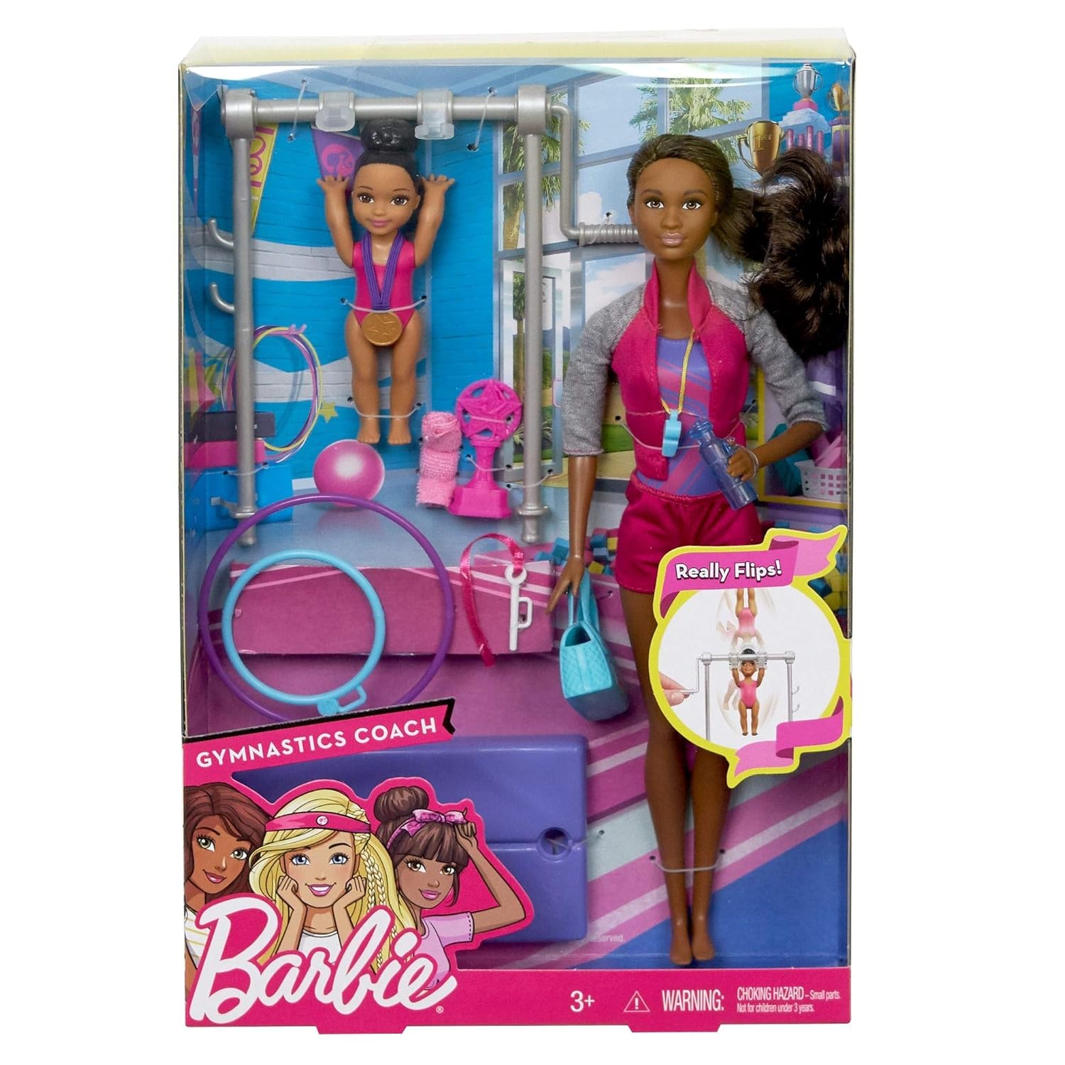 barbie careers gymnastics coach