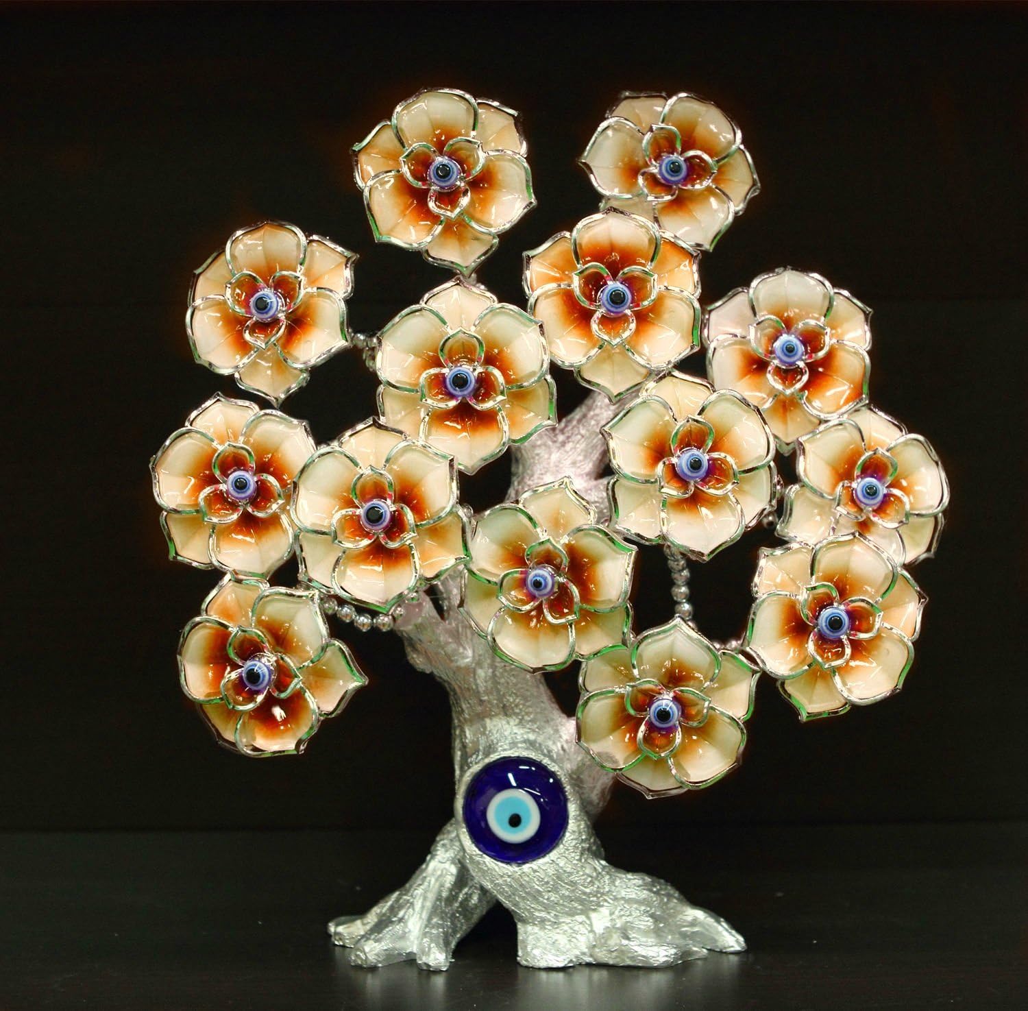 AbcVariety New Turkish Butterfly Tree Decoration for Protection and Brings Good Luck (Orange)