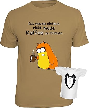 Lustiges Damen Herren Fun T Shirt Im Set Mit Minishirt