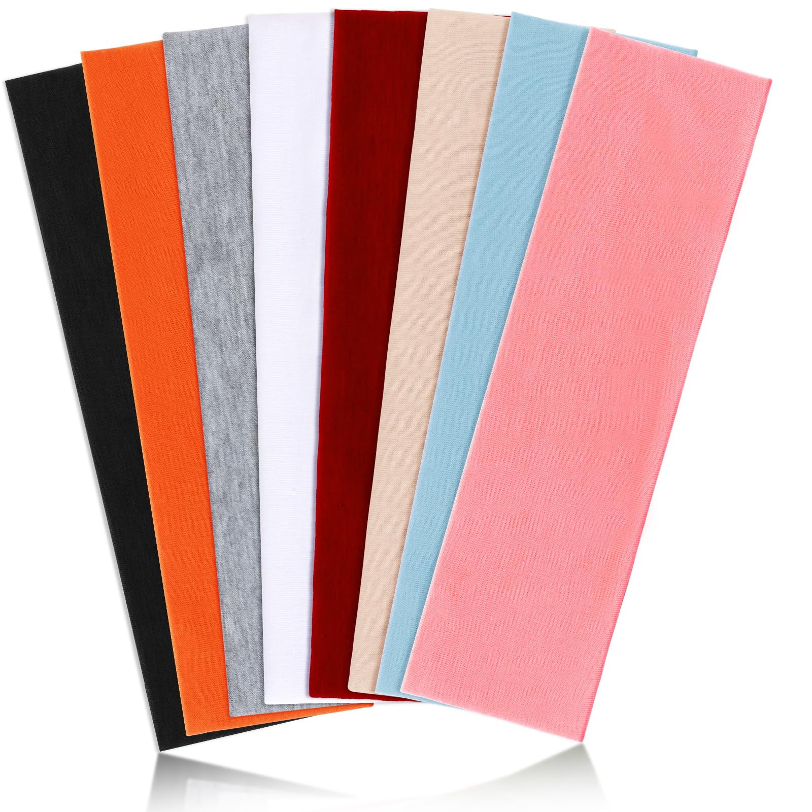 DRESHOW 6cm Wide Headband for Women Men Stretchy Head Band Gym Exercise Yoga Headbands for Women's Hair, Breathable Hair Band for Sweat-Wicking — image 1