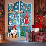 Fancy Daily 400 Pcs Christmas Window Stickers 10 Sheets Reusable PVC view 4