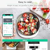 arboleaf Digital Kitchen Scale 10kg USB Rechargeable with App view 2