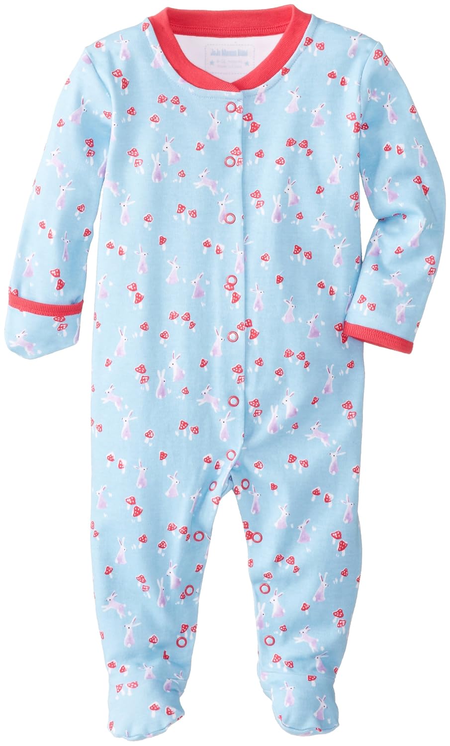 baby bunny sleepsuit