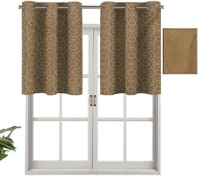 Hiiiman Cenefas cortas de cocina rectas con ojales, diseño de estrella