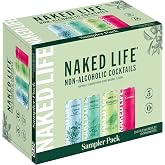 Naked Life Non Alcholic Cocktail Variety Pack,12 pack, 8.4 oz Cans | Zero-Sugar, 5 Cal, Gluten-Free, Ready-to-Drink Mocktail Variety Pack &ndash; 4 Classic Cocktails for Every Occasion