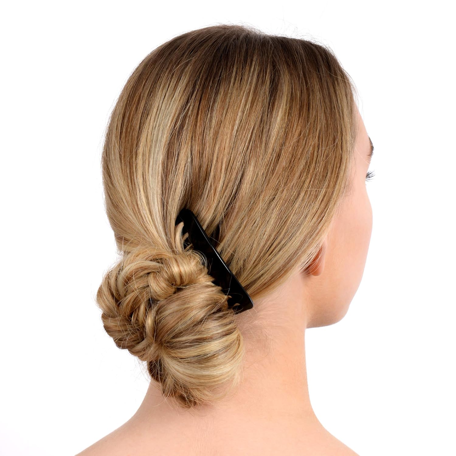 France Luxe Classic European Side Comb - Onyx : Decorative Hair Combs : Beauty