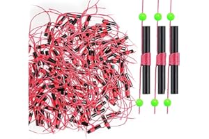 YOTO Bobber Stops for Fishing,Float Bobber Stops String Knots&Fishing Glow Beads