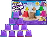 Kinetic Sand Castle Containers 10-Colour Pack Non-Toxic Educational Sand view 1