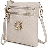 MKF Collection Crossbody Bag for Women, Wristlet Strap Vegan Leather Shoulder Handbag Messenger Purse by Mia K