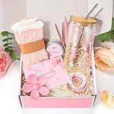 Birthday Gifts for Teen Girls Women,Teenage Girls Basket Gift Sets for Teen Girls,Happy Birthday Box for Teenage Bow Daisy Glass Cup Set for Girls Friend, Daughter, Niece, Granddaughter