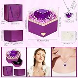 CSYY Preserved Real Rose Gift with Necklace for Her - Eternal Love view 3